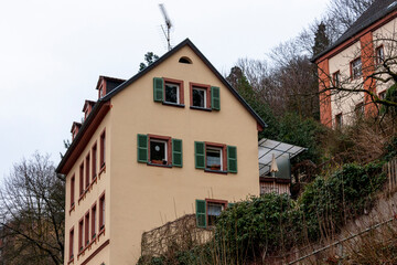 Fototapeta na wymiar Residential Building in Heidelberg, Baden-Württemberg, Germany