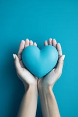 Fototapeta premium hands holding heart