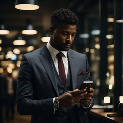 businessman using Mobile phone