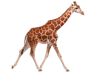 Giraffe isolated on white transparent background. png