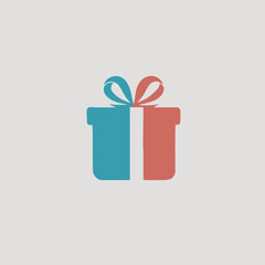 Gift Box Logo Background Very Cool Design