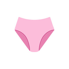 Pink underwear icon. Vector illustration.