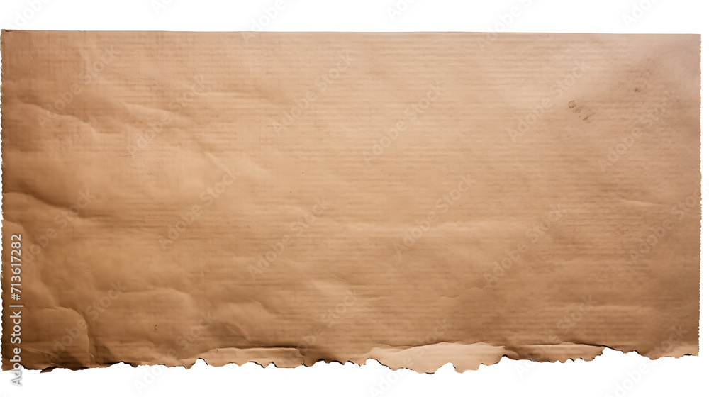 Poster old cardboard paper for using as a text box