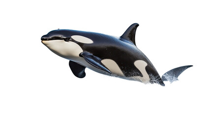 Orca isolated on a transparent background