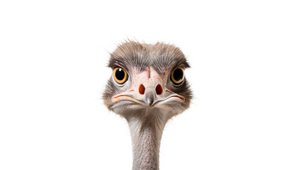 Ostrich isolated on a transparent background