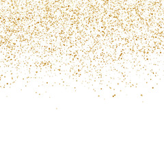 Gold glitter frame, wedding ornament