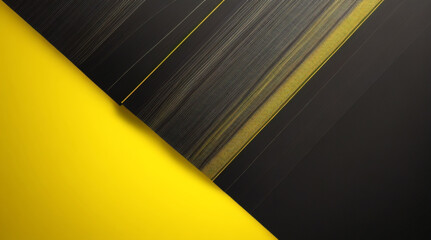Fondo superpuesto negro y amarillo. Textura con patrón de metal oscuro. Diseño vectorial de dimensión de superposición moderno. Fondo abstracto de tecnología perforada futurista con líneas amarillas b