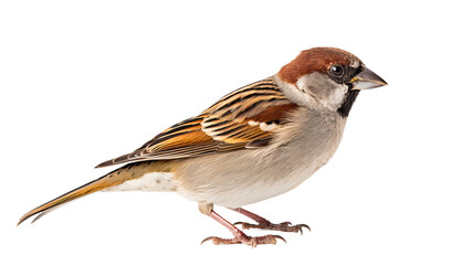 Sparrow isolated on a transparent background