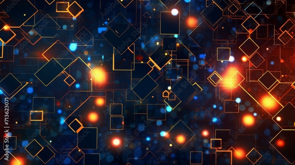 Poster abstract digital background can be used for technology ai generative