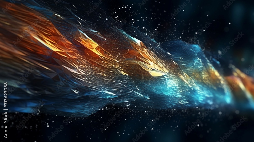 Poster abstract digital background can be used for technology ai generative
