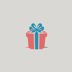 Gift Box Logo Background Very Cool Design