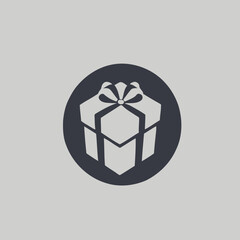 Gift Box Logo Background Very Cool Design