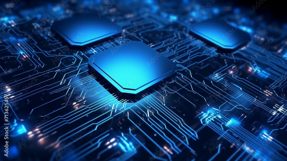 Poster abstract technology background ideal for neural networkai generative