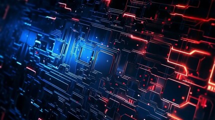 Abstract technology background Ideal for neural networkAi Generative