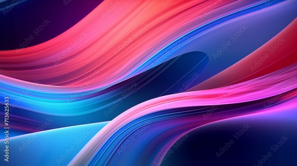 Poster abstract digital background featuring dynamic lines ai generative