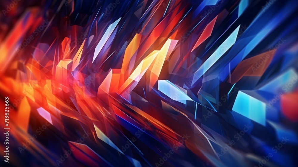 Poster abstract digital background featuring dynamic lines ai generative