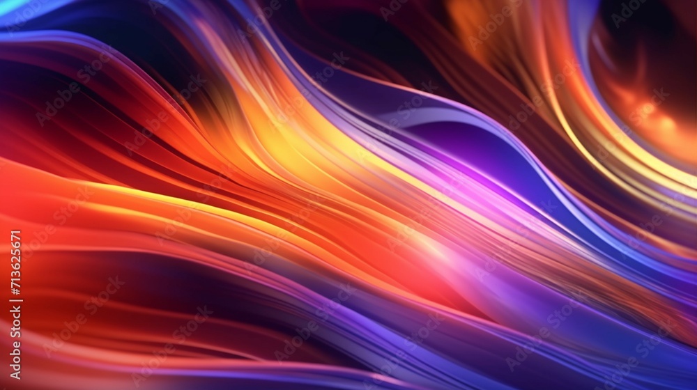 Poster abstract digital background featuring dynamic lines ai generative