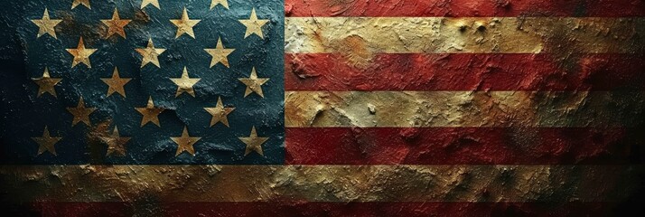 Fototapeta na wymiar American Flag Presidential Election Day, Background Image, Background For Banner, HD
