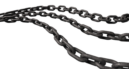 chain isolated on white