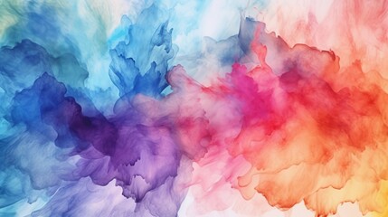 Abstract Water color Brush Strokes Ai Generative