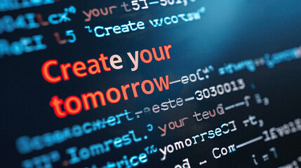 Obraz premium AI-Generated Image: Code Lines in Film Style with 