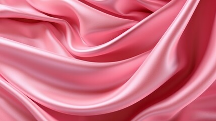 Fototapeta premium Abstract background pink fabric Ai Generative