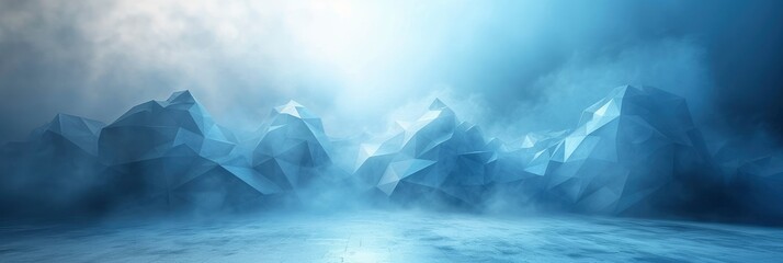 Light Blue Low Poly Textured Background, Background Image, Background For Banner, HD