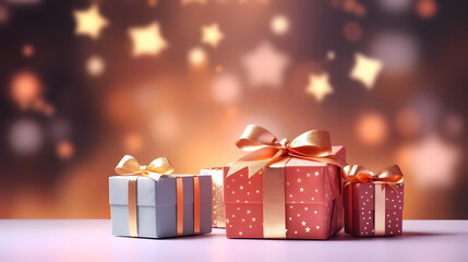 Gift background for birthdays, holiday anniversaries, Valentine's Day and weddings