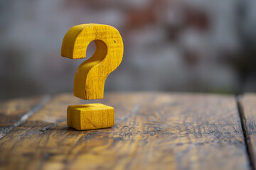 I have a question. question mark.