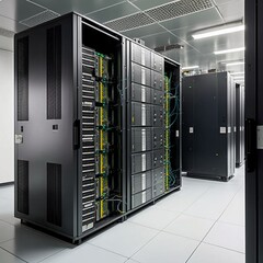 supercomputer clusters in the room data center