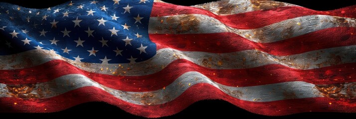 National Waving Flag United States, Background Image, Background For Banner, HD