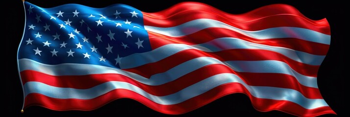 National Waving Flag United States, Background Image, Background For Banner, HD
