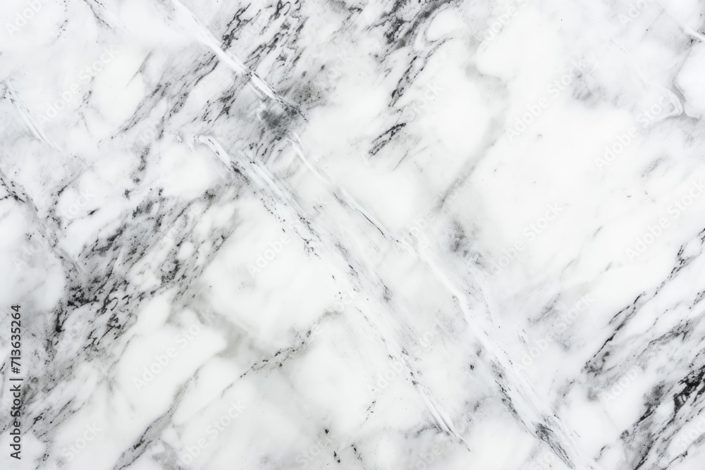 Poster white marble background with dynamic gray veins. ideal for luxury design elements and textures.