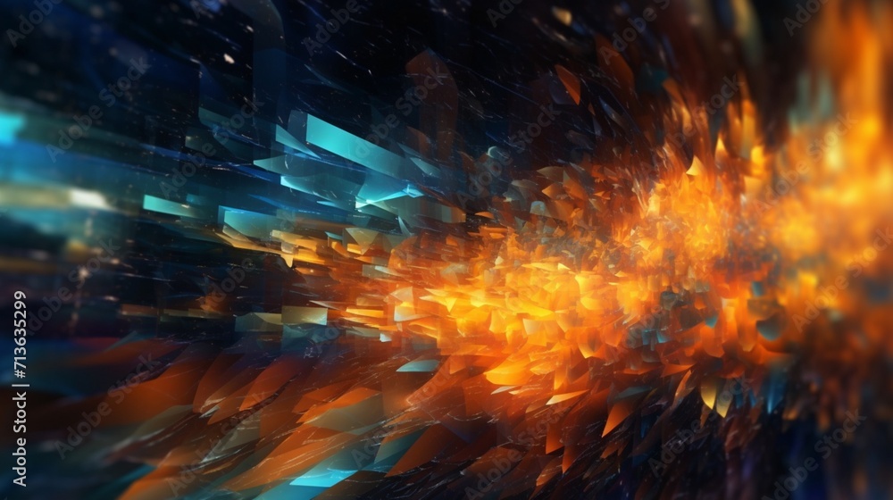Poster abstract digital backdrop capturing the whirlwind ai generative
