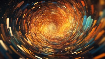Abstract digital backdrop capturing the whirlwind Ai Generative