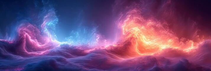 Pink Magenta Blue Purple Abstract Color Gradient, Background Image, Background For Banner, HD