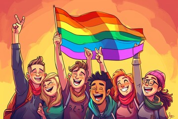 Harmony in Colors and queer: Flags as Symbols of LGBT Pride, Diversity, and Homosexuality