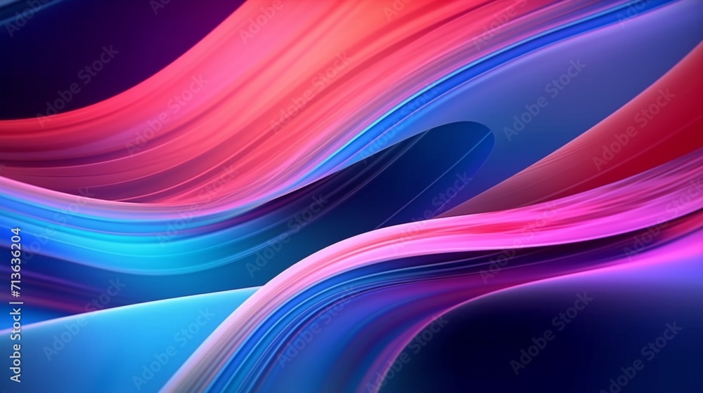 Poster abstract digital background featuring dynamic lines ai generative