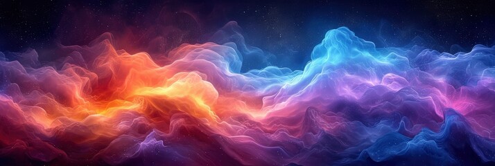 Red Purple Blue Colors Fusion Gradient Background, Background Image, Background For Banner, HD