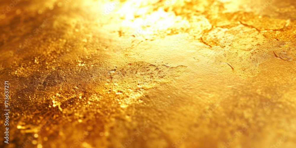 Poster vibrant golden texture with a mix of light and shadows, creating a dynamic and luxurious surface.