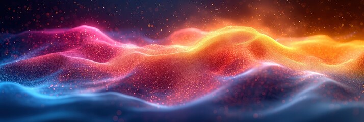 Fototapeta premium Vibrant Abstract Grainy Color Gradient Background, Background Image, Background For Banner, HD