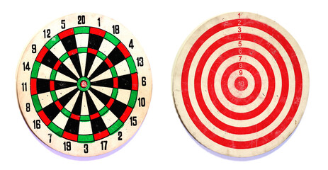 Darts on a white background