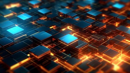 Abstract technology background Ai Generative