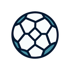 Naklejka premium blue ball