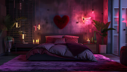 valentine s day bedroom