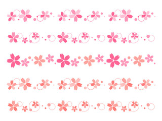 桜のラインセット