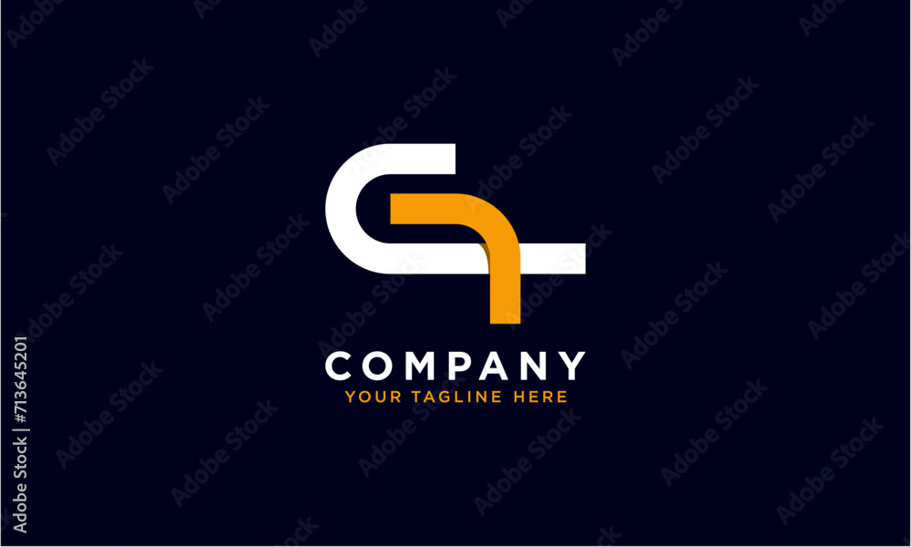 Fototapete GF initial logo concept monogram,logo template designed to make your logo process easy and approachable. All colors and text can be modified. High resolution files included.