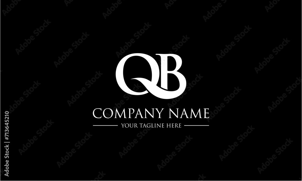 Fototapete QB initial logo concept monogram,logo template designed to make your logo process easy and approachable. All colors and text can be modified. High resolution files included.
