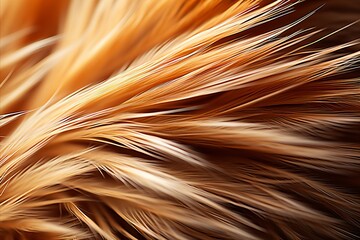 Vibrant close up of pet s fur and whiskers, capturing intricate details with vibrant tones.