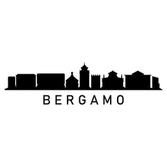 Fototapeta premium Bergamo skyline